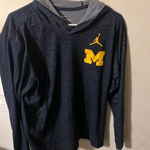 Michigan Jordan Long Sleeve